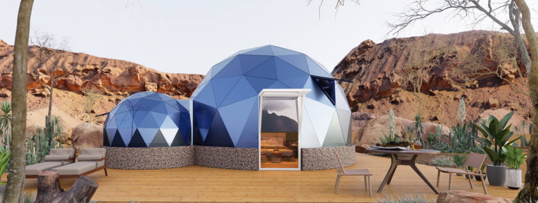 温州球形智能光伏玻璃星空房